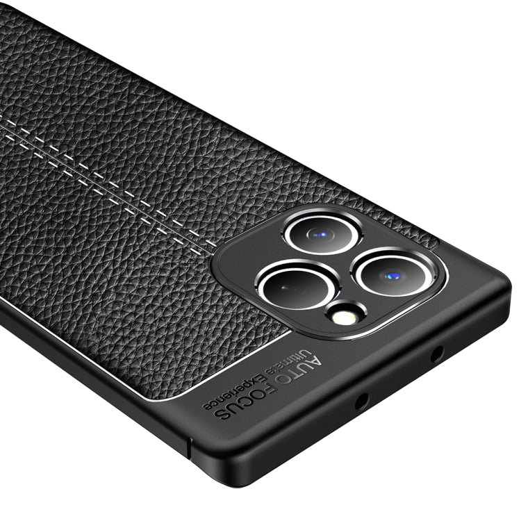For Honor 60 SE Litchi Texture TPU Shockproof Phone Case