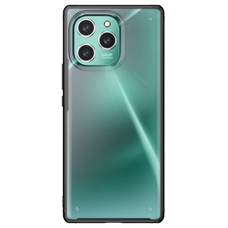 For Honor 60 SE Four-corner Shockproof TPU + PC Phone Case(Black)
