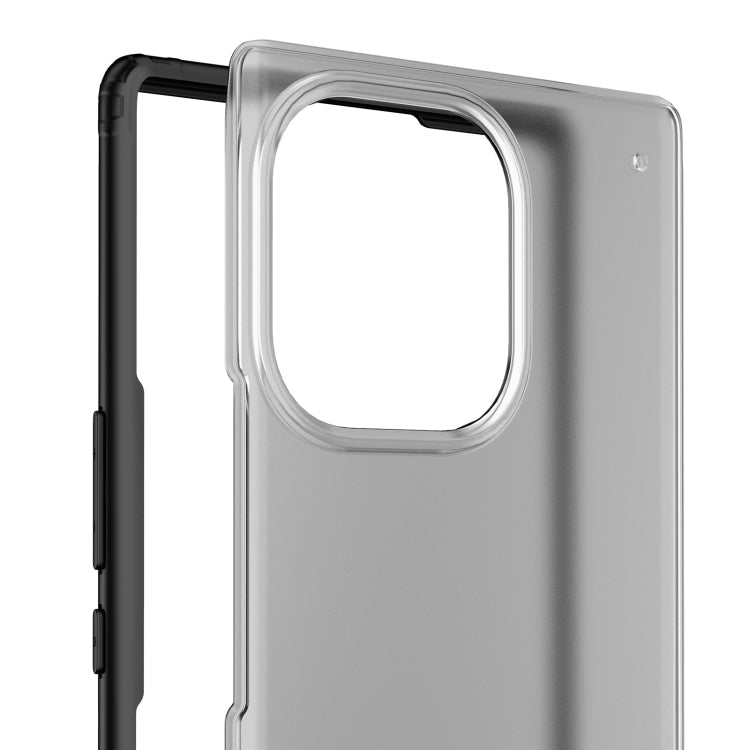 For Honor 60 SE Four-corner Shockproof TPU + PC Phone Case(Black)