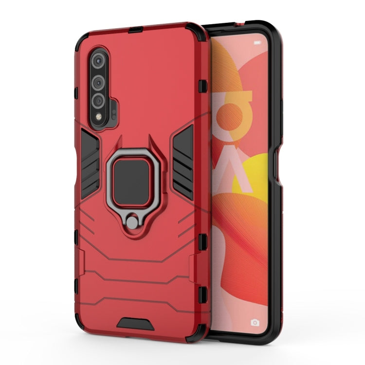 For Huawei Nova 6 5G Shockproof PC + TPU Protective Case with Magnetic Ring Holder