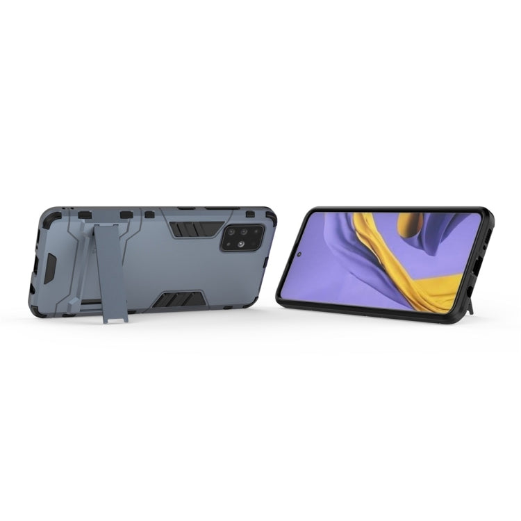 For Galaxy A51 Shockproof PC + TPU Protective Case with Invisible Holder