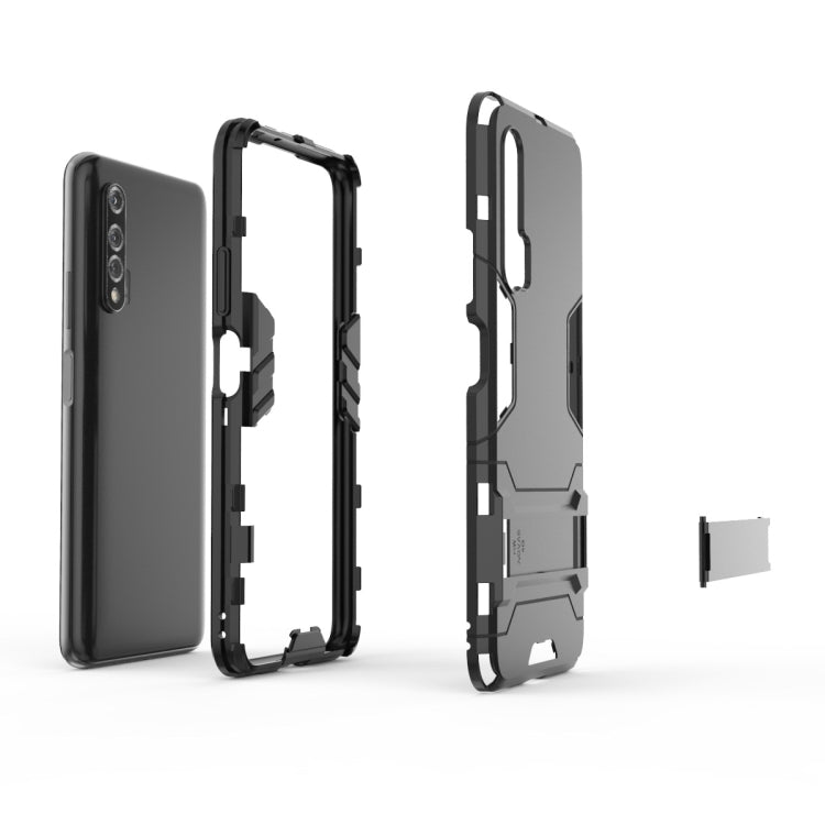 For Huawei Nova 6 5G Shockproof PC + TPU Protective Case with Invisible Holder