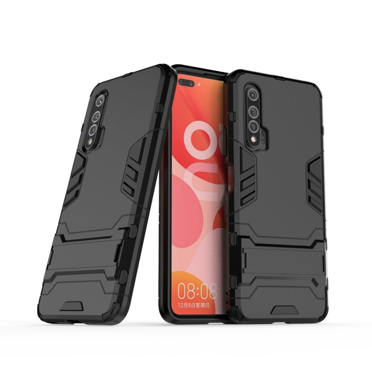 For Huawei Nova 6 5G Shockproof PC + TPU Protective Case with Invisible Holder