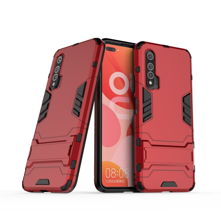 For Huawei Nova 6 5G Shockproof PC + TPU Protective Case with Invisible Holder