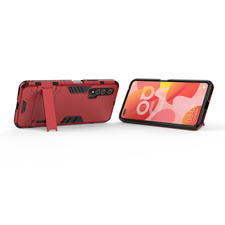 For Huawei Nova 6 5G Shockproof PC + TPU Protective Case with Invisible Holder