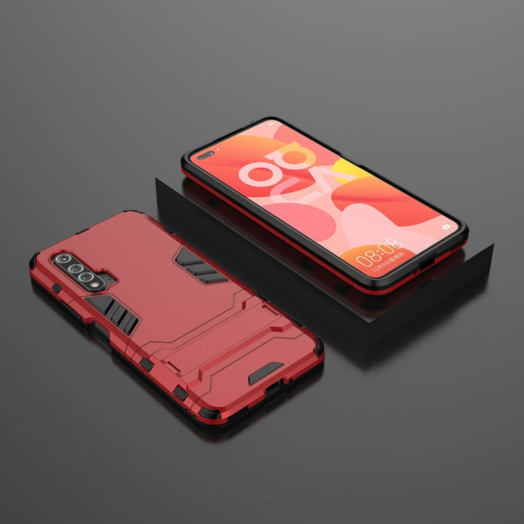 For Huawei Nova 6 5G Shockproof PC + TPU Protective Case with Invisible Holder