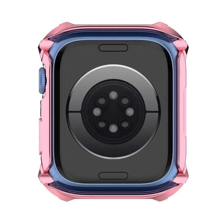 Rhombus Belt Drill + Tempered Film Integrated Case For Apple Watch Series 8 / 7 41mm