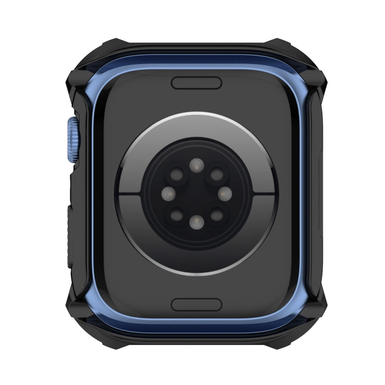 Rhombus Belt Drill + Tempered Film Integrated Case For Apple Watch Series 8 / 7 41mm