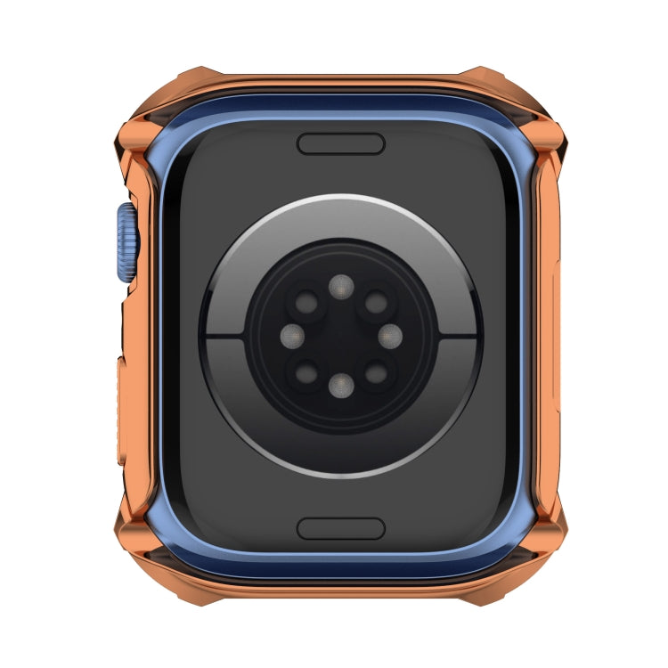 Rhombus Belt Drill + Tempered Film Integrated Case For Apple Watch Series 8 / 7 41mm