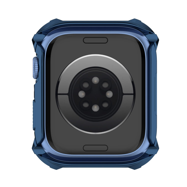 Rhombus Belt Drill + Tempered Film Integrated Case For Apple Watch Series 8 / 7 45mm