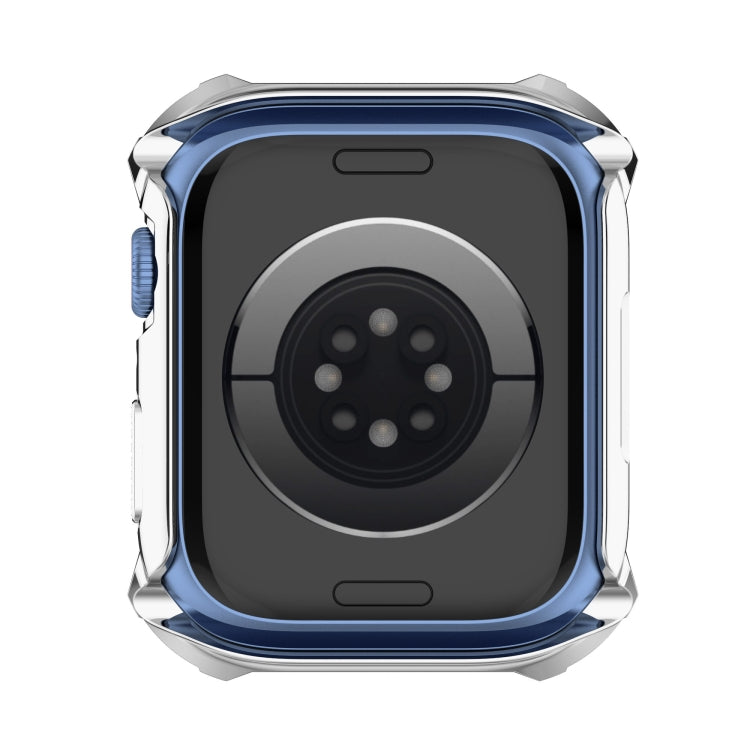 Rhombus Belt Drill + Tempered Film Integrated Case For Apple Watch Series 8 / 7 45mm
