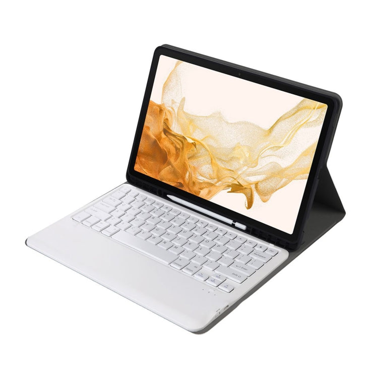 A800B Split Bluetooth Keyboard Leather Case with Holder & Pen Slot For Samsung Galaxy Tab S8+ X800