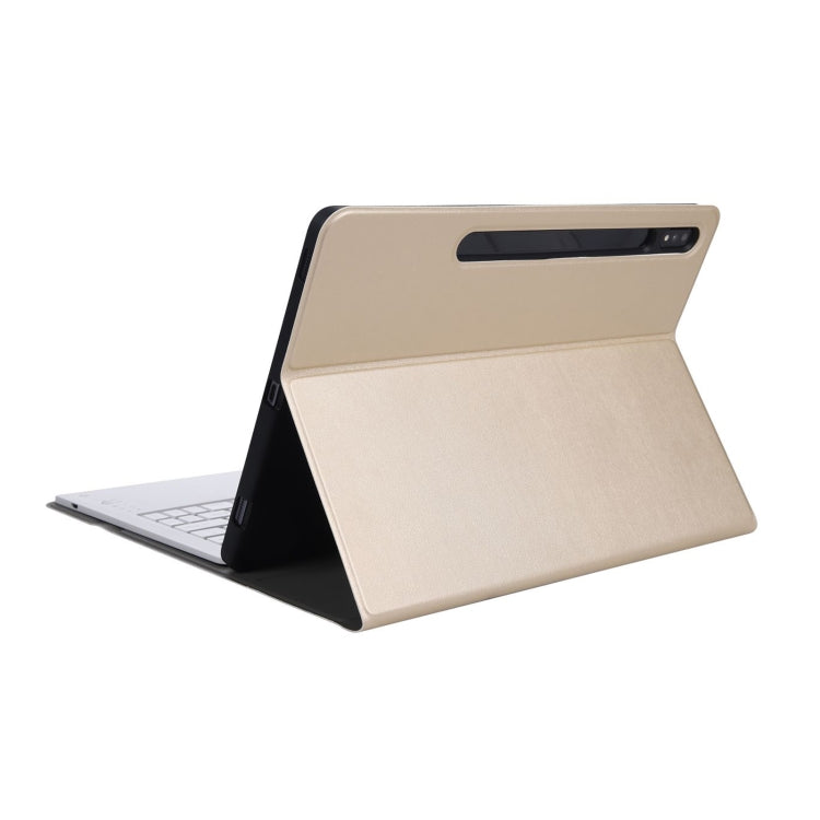 A800B Split Bluetooth Keyboard Leather Case with Holder & Pen Slot For Samsung Galaxy Tab S8+ X800
