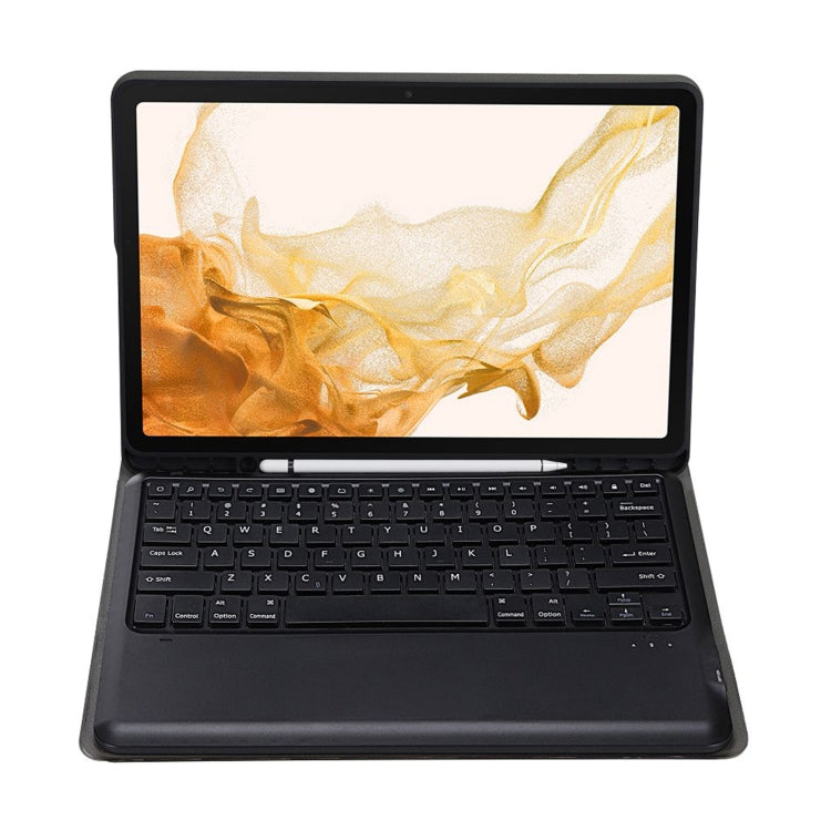 A800B Split Bluetooth Keyboard Leather Case with Holder & Pen Slot For Samsung Galaxy Tab S8+ X800