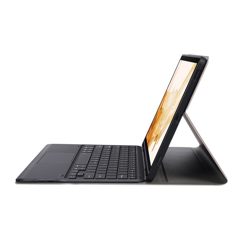 A800B-A Split Bluetooth Keyboard Leather Case with Holder & Pen Slot & Touchpad For Samsung Galaxy Tab S8+ X800