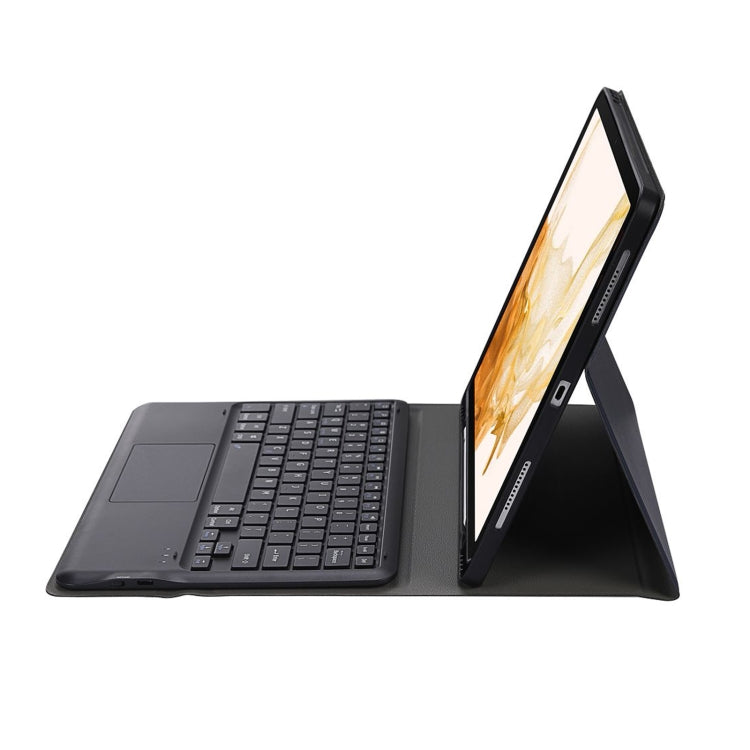 A800B-A Split Bluetooth Keyboard Leather Case with Holder & Pen Slot & Touchpad For Samsung Galaxy Tab S8+ X800