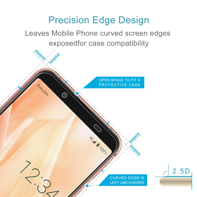 10 PCS 0.26mm 9H 2.5D Tempered Glass Film For Sharp Aquos Sense3 Lite