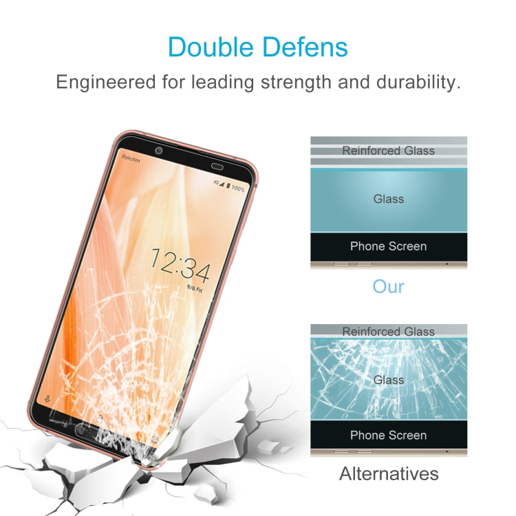 10 PCS 0.26mm 9H 2.5D Tempered Glass Film For Sharp Aquos Sense3 Lite
