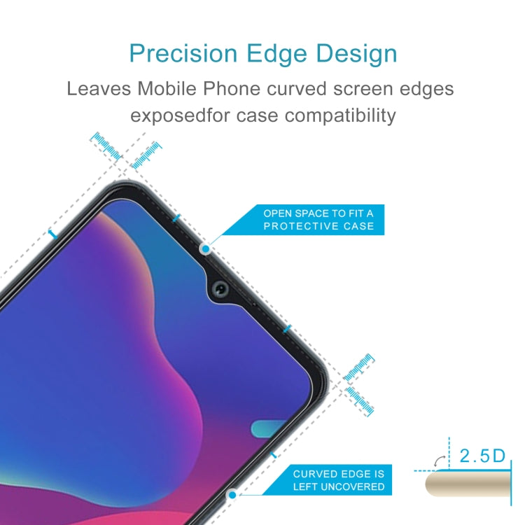 10 PCS 0.26mm 9H 2.5D Tempered Glass Film For ZTE Blade V2021 5G
