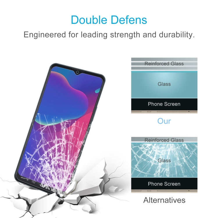 10 PCS 0.26mm 9H 2.5D Tempered Glass Film For ZTE Blade V2021 5G