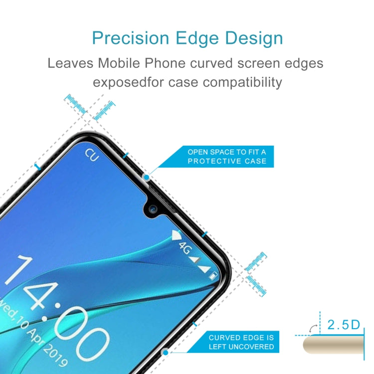 10 PCS 0.26mm 9H 2.5D Tempered Glass Film For Oukitel C16 Pro