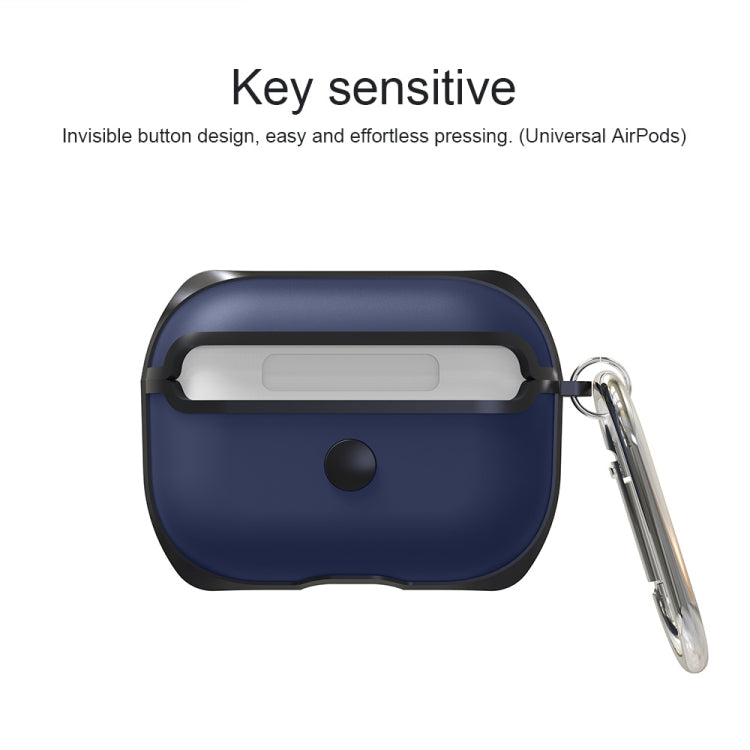 APC002 For AirPods Pro PC + TPU Earphone Protective Case with Hook