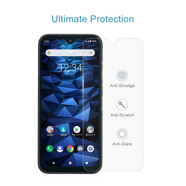 50 PCS 0.26mm 9H 2.5D Tempered Glass Film For Kyocera DIGNO BX