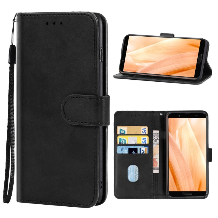 Leather Phone Case For Sharp Aquos Sense3 Lite