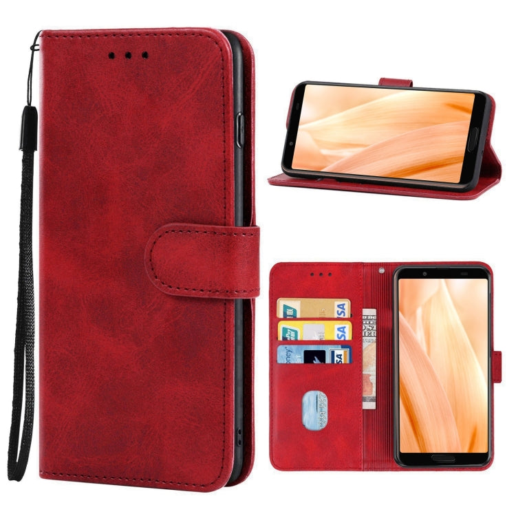 Leather Phone Case For Sharp Aquos Sense3 Lite