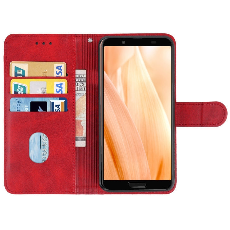 Leather Phone Case For Sharp Aquos Sense3 Lite