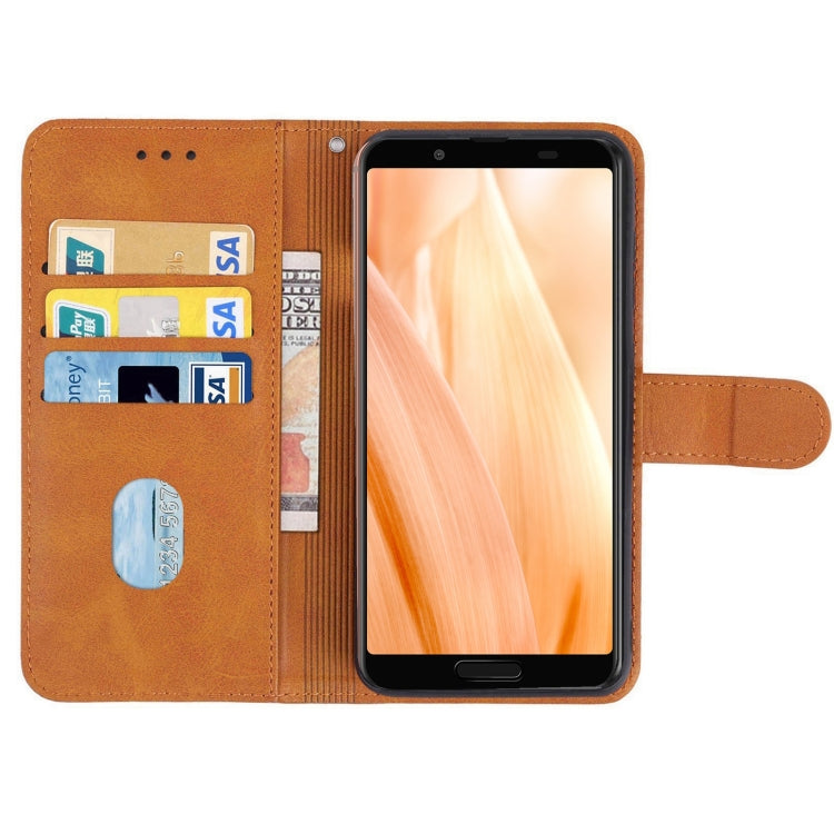 Leather Phone Case For Sharp Aquos Sense3 Lite