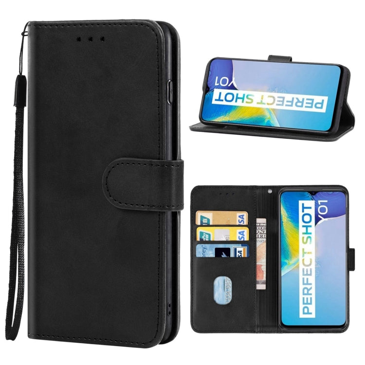 Leather Phone Case For vivo Y01