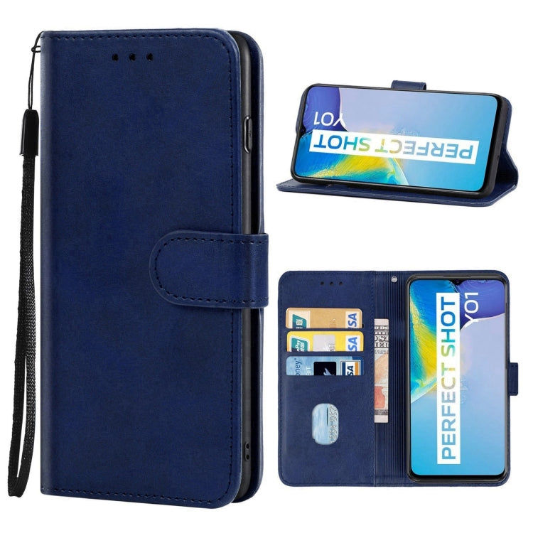 Leather Phone Case For vivo Y01
