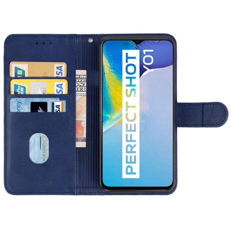 Leather Phone Case For vivo Y01