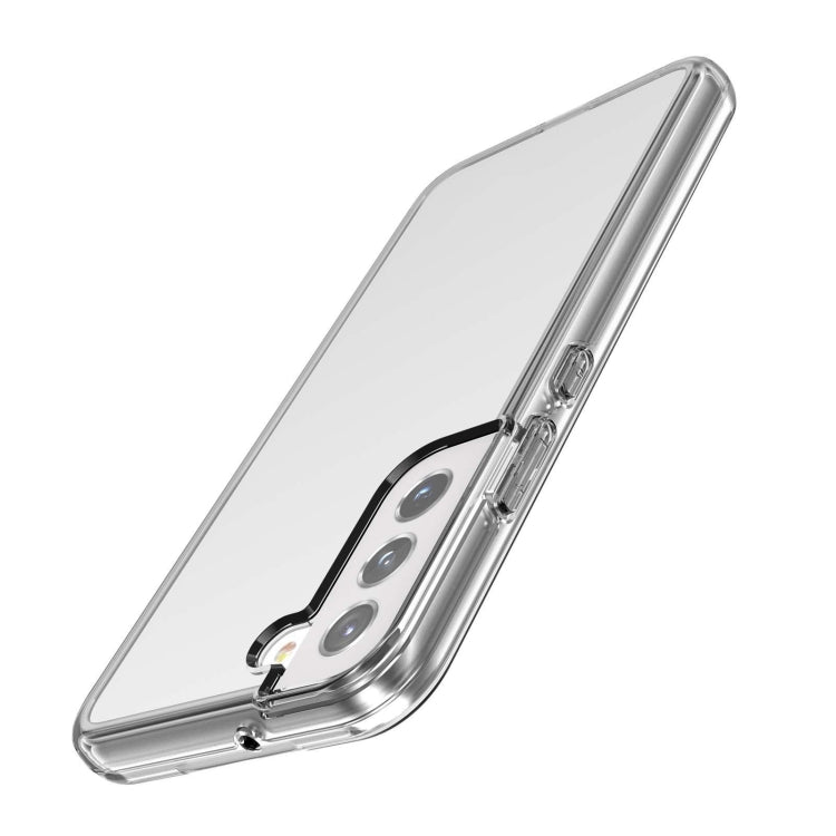For Samsung Galaxy S21 FE 5G Shockproof Terminator Style Transparent Protective Phone Case