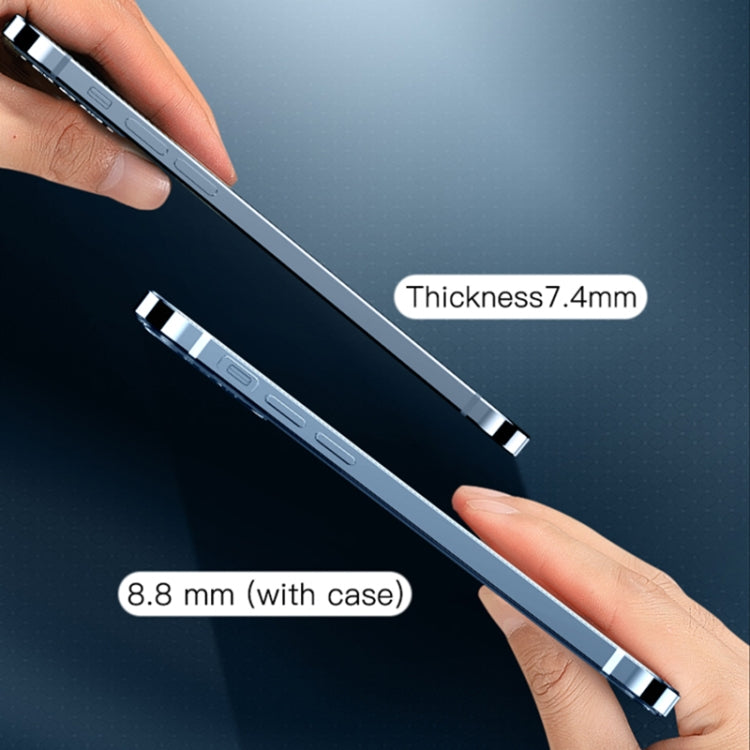 For iPhone 13 Pro Max Stainless Steel Frame + PC Phone Case