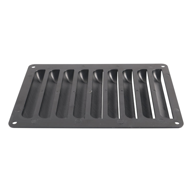 A6786 214x149mm RV / Bus Grille Vent Panel with Screws(Black)