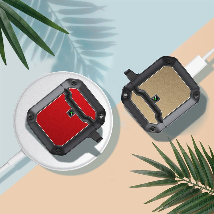 Mecha Hardware TPU Earphone Protective Case with Hook For AirPods 2 / 1