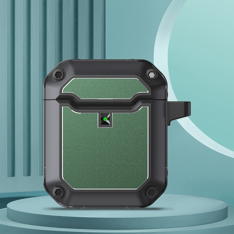 Mecha Hardware TPU Earphone Protective Case with Hook For AirPods 2 / 1