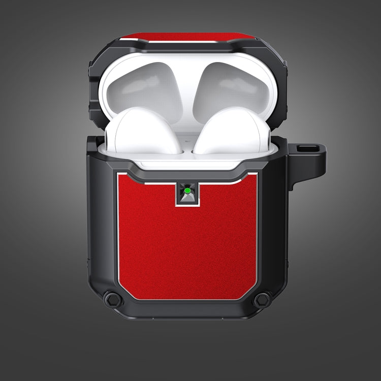 Mecha Hardware TPU Earphone Protective Case with Hook For AirPods 2 / 1