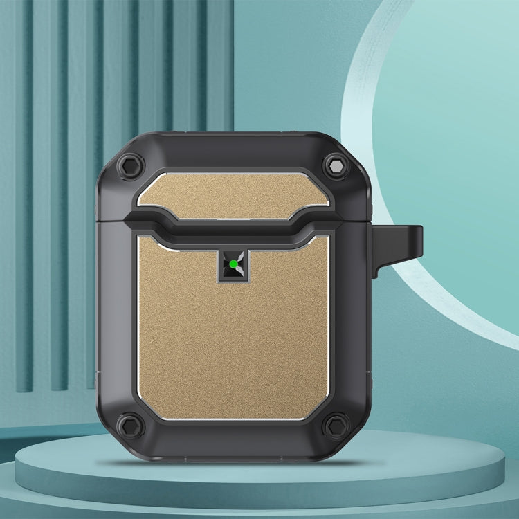 Mecha Hardware TPU Earphone Protective Case with Hook For AirPods 2 / 1