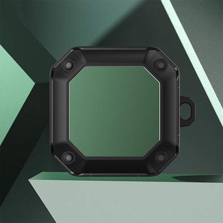For Samsung Galaxy Buds 2 / Buds Pro / Buds Live / Buds 2 Pro Mecha Hardware TPU Earphone Protective Case with Hook