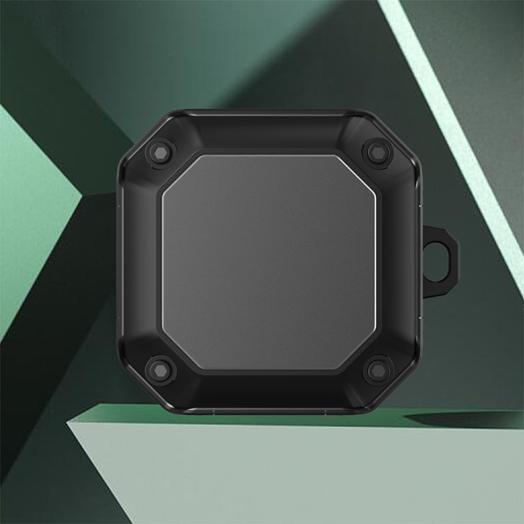 For Samsung Galaxy Buds 2 / Buds Pro / Buds Live / Buds 2 Pro Mecha Hardware TPU Earphone Protective Case with Hook