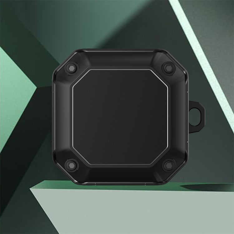 For Samsung Galaxy Buds 2 / Buds Pro / Buds Live / Buds 2 Pro Mecha Hardware TPU Earphone Protective Case with Hook