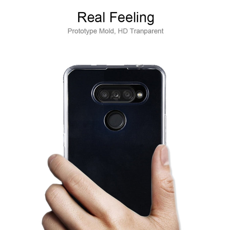 For LG K50S 0.75mm Ultrathin Transparent TPU Soft Protective Case
