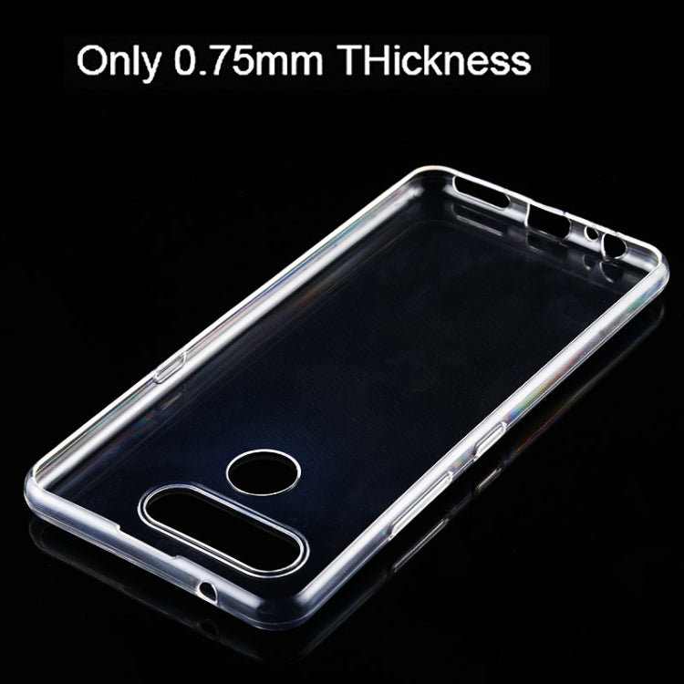 For LG K50S 0.75mm Ultrathin Transparent TPU Soft Protective Case