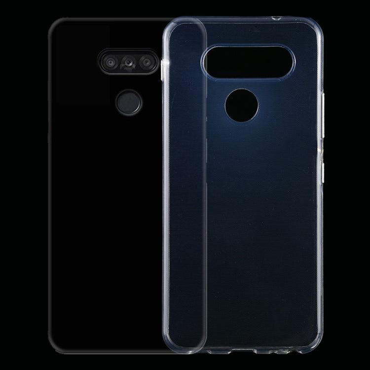 For LG Q70 0.75mm Ultrathin Transparent TPU Soft Protective Case