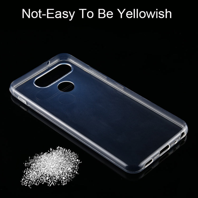 For LG Q70 0.75mm Ultrathin Transparent TPU Soft Protective Case