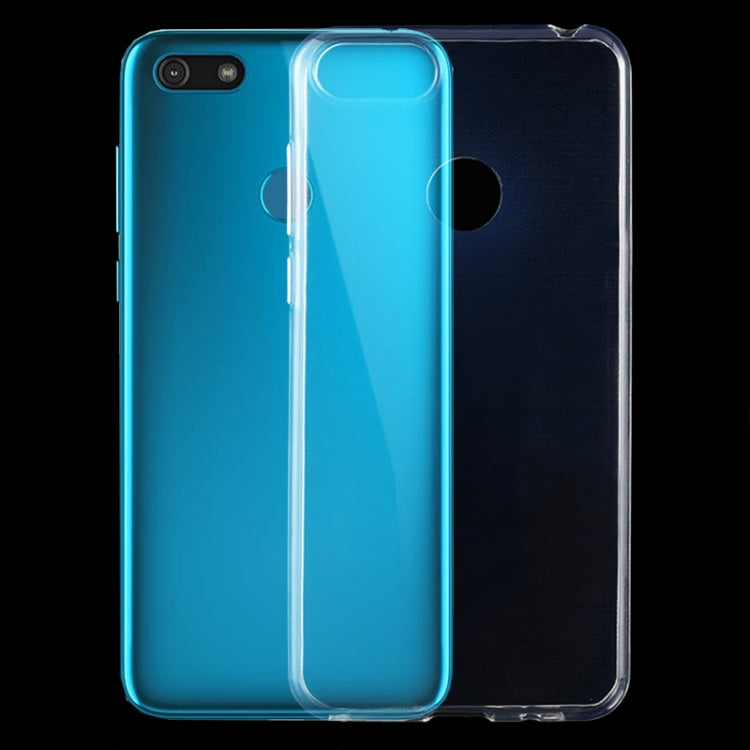 For Motorola E6 Play 0.75mm Ultrathin Transparent TPU Soft Protective Case