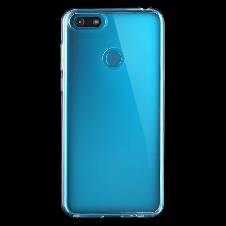For Motorola E6 Play 0.75mm Ultrathin Transparent TPU Soft Protective Case